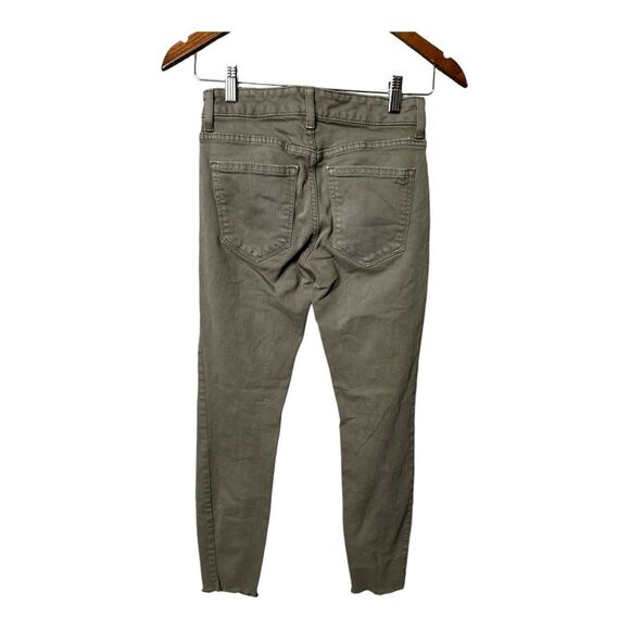 Vineyard Vines Jeans Light Olive Army Green Stretch Denim Skinny Jeans size 0 - Picture 8 of 8